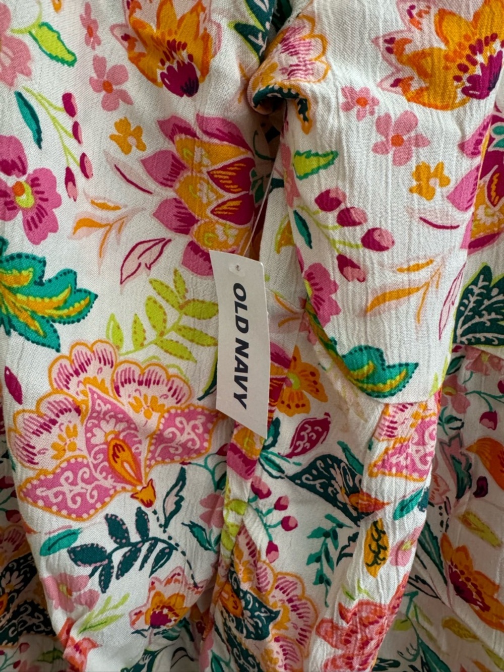 OLD NAVY - NWT Multicolour Floral Blouse - Size M - Picture 4 of 9